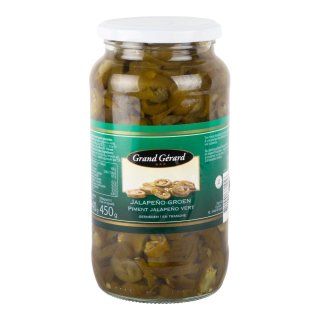 Groene Jalapeño gesneden Pot 940 gram