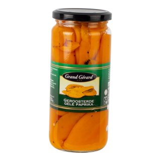 Paprika geel, geroosterd Pot 465 gram