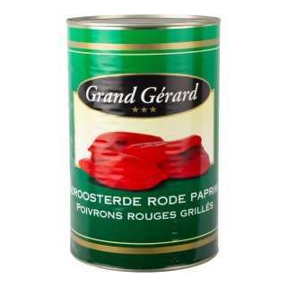 Paprika rood, geroosterd Blik 4,2 kilo