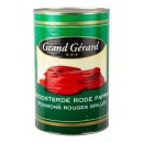 Paprika rood, geroosterd Blik 4,2 kilo