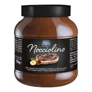 Hazelnootpasta nocciolino Bus 750 gram