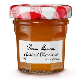 Abrikozenjam portieverpakking 15 potjes x 30 gram