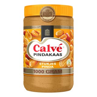 Pindakaas met noten Pot 1 kilo