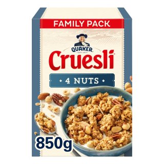 Cruesli 4 noten ontbijtgranen Doos 850 gram
