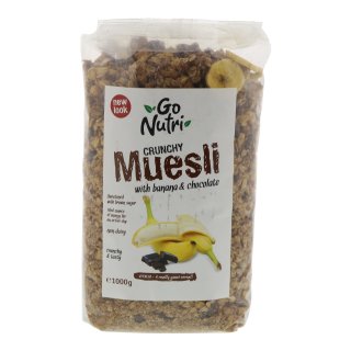 Muesli banaan en choco Zak 1 kilo