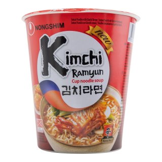 Instant Nudeln Kim Chi Ramen (12x75g Becher)