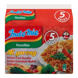 Noodles mie gorend Zak 5 stuks x 80 gram