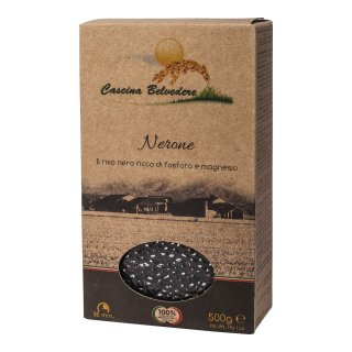 Cascina Belvedere Riso nerone Reis (500g Packung)