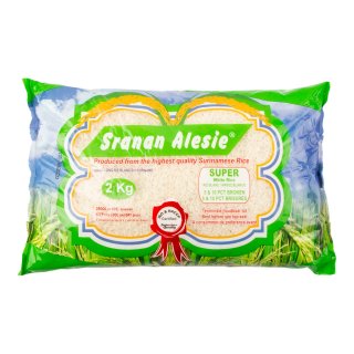 Surinaamse rijst witte langgraan Zak 2 kilo