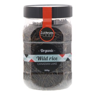 Wilde rijst organic, canadian lake Pot 500 gram
