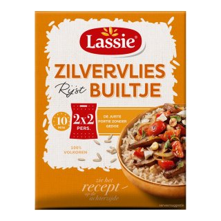 Zilvervliesrijst builtjes 100% volkoren 4 pakken x 250 gram
