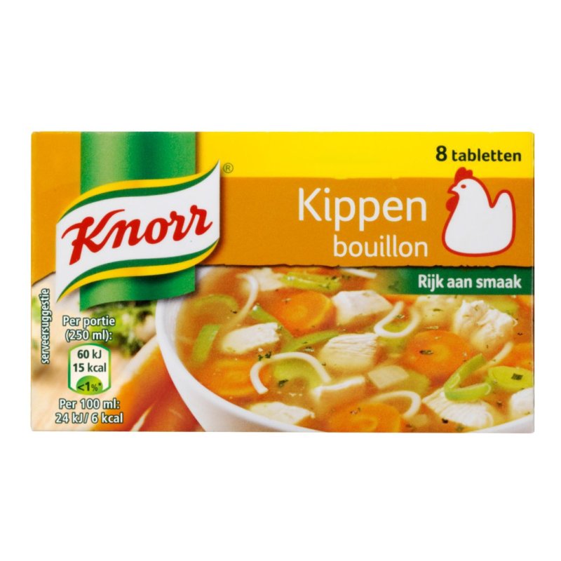 Kippenbouillon tabletten 4 pakjes x 80 gram