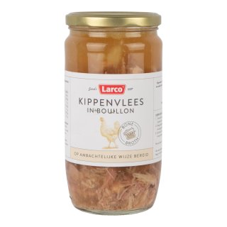 Kippenvlees in bouillon Pot 800 gram