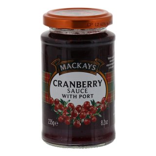 Cranberry saus met port Potje 235 gram