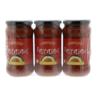 Pastasaus piccante 3 potten x 50 cl