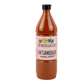 Katjangsaus extra hot Fles 80 cl