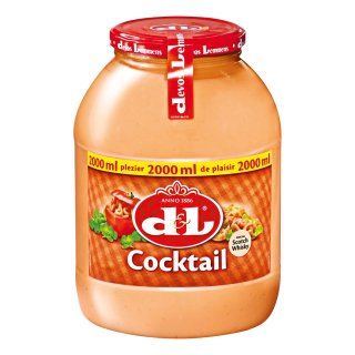 D&L Belgische Gourmet - Cocktail Sauce (2L Glas, 1,976 kg)