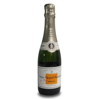 Champagner Veuve Clicquot Demi-Sec mit 12% Vol. (0,375l Flasche)