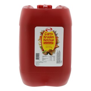 Curry kruidenketchup Fles 12 kilo