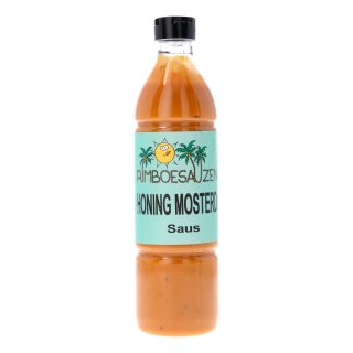 Honing-mosterdsaus Flesje 50 cl