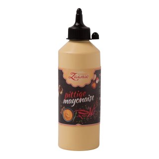 Mayonaise pittig, glutenvrij Flesje 50 cl