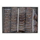 Geboorteoublies blauw, witte chocolade Doos 2 kilo