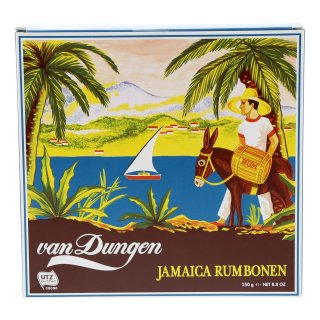 Jamaica rumbonen gechocolateerd suikerwerk met rum Doos 250 gram