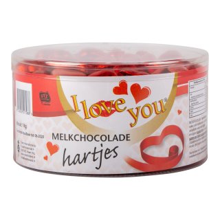 Melkchocolade hartjes Emmer 1 kilo
