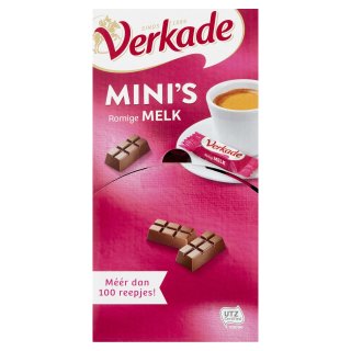 Mini chocolade reepjes Melk Doos 616 gram
