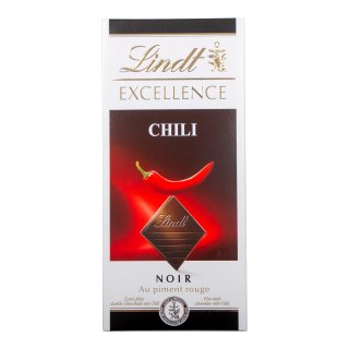 Chocoladetablet puur met chili Stuk 100 gram