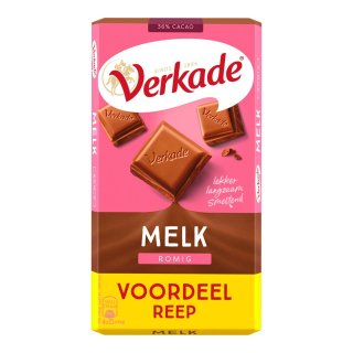 Chocoladereep melk, FT 3 wikkels x 192 gram