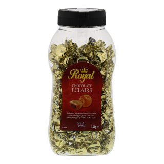 Chocolate eclairs chocolade met toffee Pot 1,5 kilo