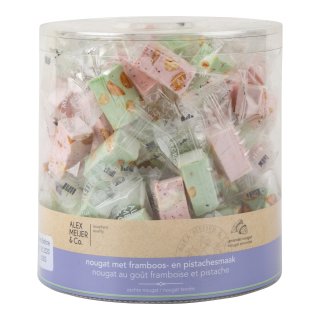 Framboos-pistache nougat Silo 700 gram
