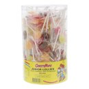 Junior lollies citroen-, frambozen-, sinas- en colasmaak...