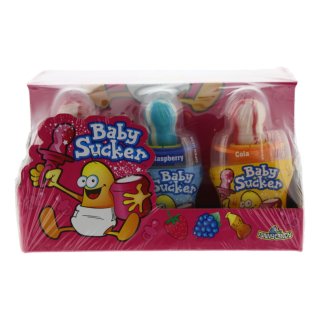 Lollipop baby sucker met zuurpoeder 12 stuks