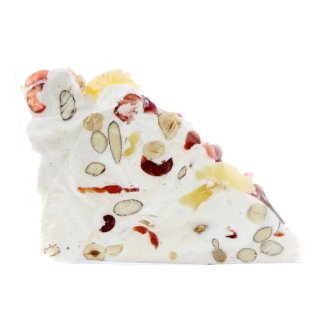 Nougat met gedroogd fruit en hazelnoot Stuk 165 gram