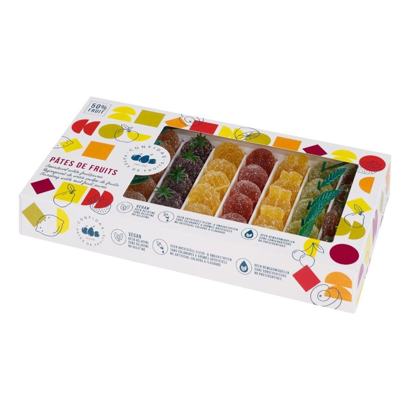 Pâtes de fruit 50 vruchten Doos 1 kilo