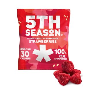 Strawberry bites 6 zakjes x 8 gram