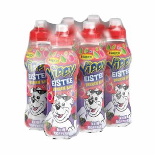 Yippy Eistee Beeren-Mix (6x0,33l Flasche) + usw Block