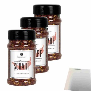 Ankerkraut Macht Scharf 3er Pack (3x165g Dose) + usy Block