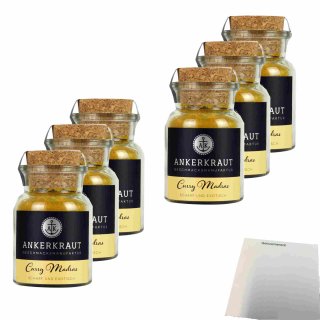 Ankerkraut CURRY MADRAS 6er Pack (6x60g Glas) + usy Block