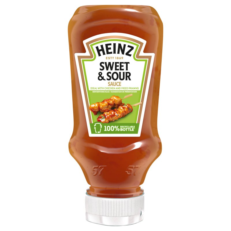 Heinz Sweet &amp; Sour Sauce (Süß-Sauer Sauce 220ml Flasche)
