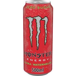 Monster Energy Ultra Watermelon Zero Energy Drink (24x0,5l Dosen)