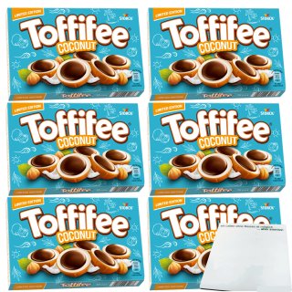Storck Toffifee Coconut Limited Edition 6er Pack (6x125g Packung) + usy Block