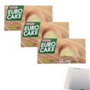 Euro Cake Custard Cake 3er Pack (3x204g Packung) + usy Block