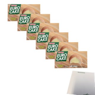 Euro Cake Custard Cake 6er Pack (6x204g Packung) + usy Block
