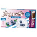 Yogurette Blaubeere Limited Edition 8 Riegel 6er Pack (6x100g Packung) + usy Block