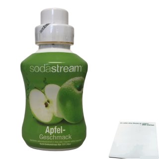 Sodastream Sirup Mix Apfelgeschmack (500ml Flasche) + usy Block