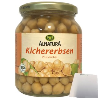 Alnatura Bio Kichererbsen (350g Glas) + usy Block