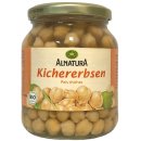 Alnatura Bio Kichererbsen 3er Pack (3x350g Glas) + usy Block